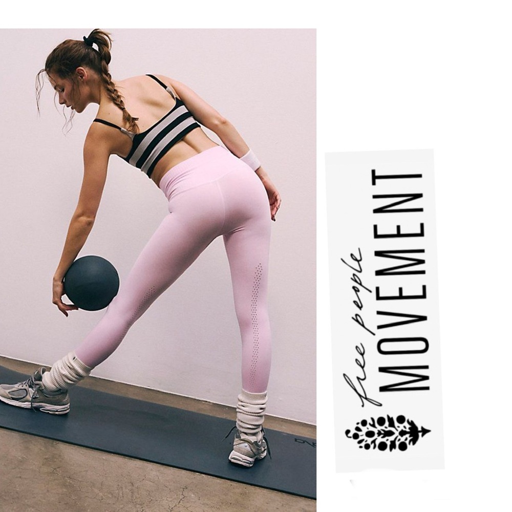Free People, XS/S, Good Karma, Powder Pink, Leggings, Not see thru, Brand NEW!